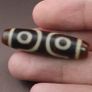 Antique Hiamlayan Tibetan 3 Eyes Agate Dzi Bead Amulet Pendant Image 5