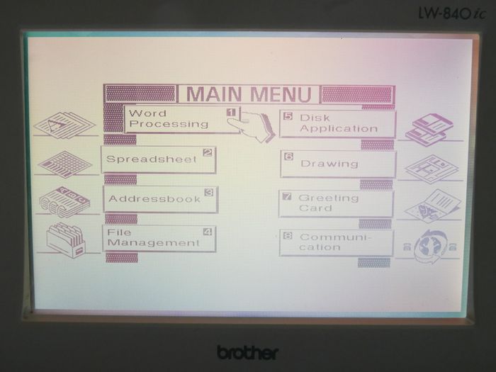 Brother Lw-840 Ic Word Processor With Disc Drive