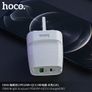 Hoco C85b Bright Dual Port Quick Wall Charger Pd20w + Qc3.0 Uk Plug Usb+c Port Image 5