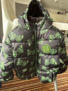 Baby Hooded puffer jacket Dino Padded theme