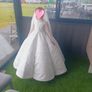 Beautiful pearl detail ivory communion dress Image 4