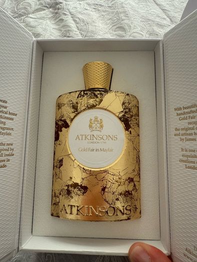 Limited Edition Atkinsons Gold Fair in Mayfair EDP 100 ml- unused