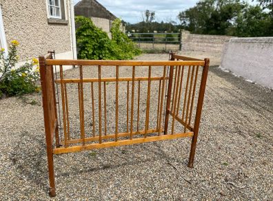 1950's baby cot for film set