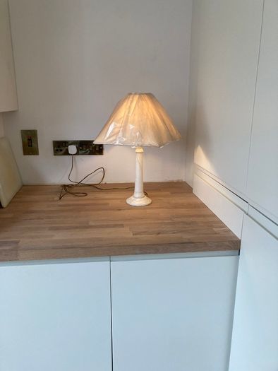 Vintage Table Lamp - Alabaster