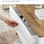 Coffee table with 2 drawers FREE DELIVERY Image 6
