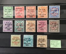 Ireland Collection of Thom Mint Overprints July - Nov 1922