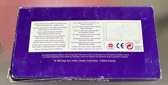 Corgi Cadburys 60s car collection 1992
