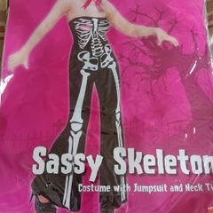Skeleton Jumpsuit Costume