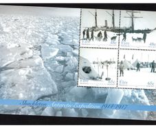 2004 Ireland 90th Anniversary of Shackleton's Antarctic Expedition Commemorative Stamps Booklet Pane Mint Never Hinged (MNH). Hibernian HB147a