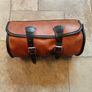 Pair of Vintage Thomas Taylor Lignoid Bowls (Size 5) + Real Leather Bag Image 5