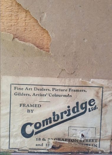 Vintage Pieter De Hooch Framed Print Historic Combridge Dublin Gallery ...