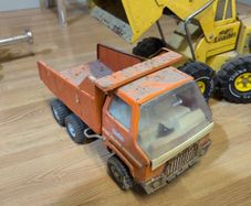 Rare Vintage 1970s Rico Espana Super Sanson Pressed Steel Dump Truck