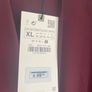 Zara wrap pleated dress burgundy size 14 New Image 2