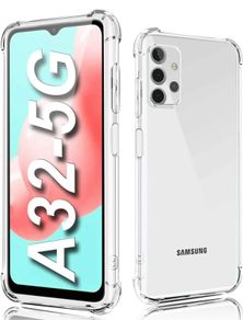 Clear Silicone Case For Samsung Galaxy A32 5G Shockproof Back Cover TPU