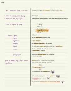 Leaving cert H1 Biology notes