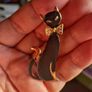 Vintage Black Cat Brooch Image 3