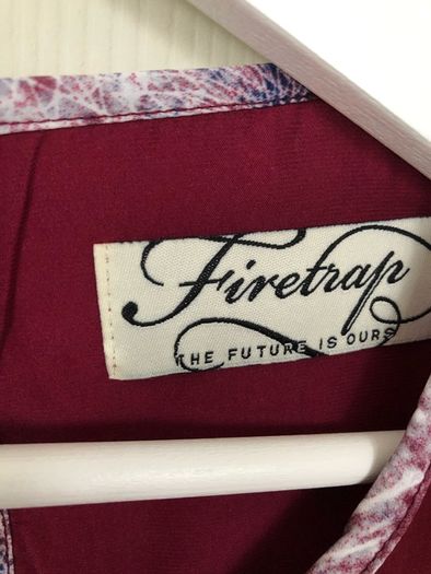 Maroon Tshirt with Decorative Pocket