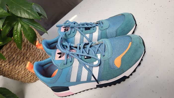 ADIDAS Women's  ZX700 blue mix trainers Sz 8 UK - RRP 149