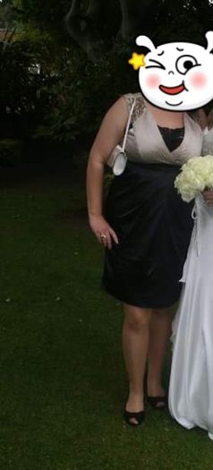 Black and Gold dress