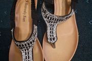 Heavenly Feet Black Slip-on