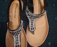 Heavenly Feet Black Slip-on