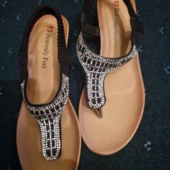 Heavenly Feet Black Slip-on