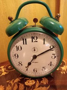 Jerger Large Vintage German Alarm Clock