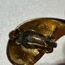 Vintage Givenchy Gold Tone Abstract Swirl Teardrop Earrings Image 3