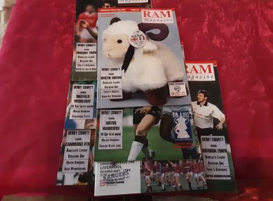 Derby County  football programmes 88-01