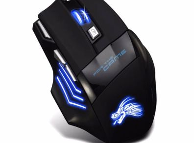 Pro 7 Button Gaming Mouse 5500 DPI Optical LED Gamer