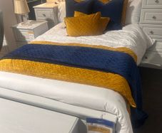 2x Excellent Condition single Ash bed from Caffrey's Furniture