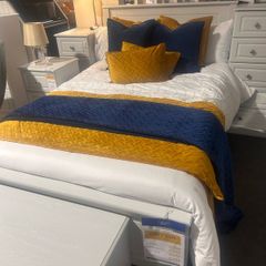 2x Excellent Condition single Ash bed from Caffrey's Furniture
