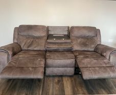 Couch 3 seater power recliner