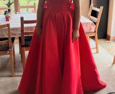 Red Hermione 1093 Ty ball / debs dress