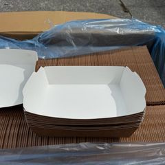Brand New Kraft Takeaway Food Trays  500 Per Box