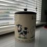 Biscuit Jar / Tin with farm animal pictures Image 2