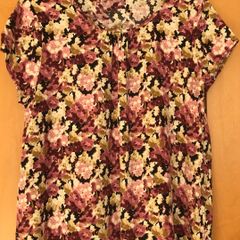 Ladies Pink Floral Blouse