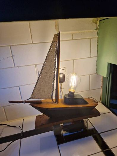 Asgard 1 Irish Mid Century period Vintage lamp model of  Asgard 1 wooden lamp
