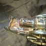 Large Metal Lustre Enamel Cannon designed as a Fireside Poker Stand, Postage Available or Collection Image 3