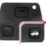Key Matrix 2 or 3 Button Rubber Replacement Pad For Toyota Corolla Rav4 yaris Celica Prado Remote Key Fob Image 2
