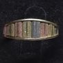 Vintage Italian 14ct Gold Ring 14KT Three Colour Gold Band Size 51.5 / 52 Image 6