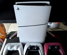 PS5 Slim Digital Edition 1TB + Any 2 DualSense Controllers | Pristine Condition | PlayStation 5