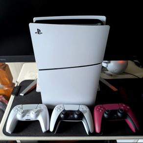 PS5 Slim Digital Edition 1TB + Any 2 DualSense Controllers | Pristine Condition | PlayStation 5