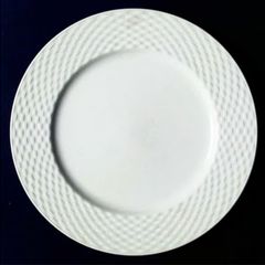 2  Extra Large White PAGNOSSIN  President Dinner Plates Treviso