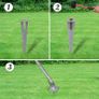 Chain Link Fence with Posts Spike Galvanised Steel 15x1.25 m Image 3