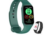 IOWODO Smart Watch, Fitness Watch with Heart Rate/Messages Alert/Blood Oxygen/Sleep Monitor, 5ATM Waterproof Step Counter