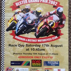 2002 Ulster Grand Prix Programme - Motorcycle Racing - Dundrod Circuit, Antrim