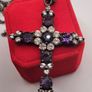 Vintage sterling silver Cross necklace Image 6