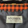 Vintage 1980s Windsmoor wool houndstooth orange black ladies smart jacket M L Image 8