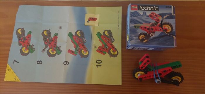 Lego Technic motorbike - set 3054 - from 1998